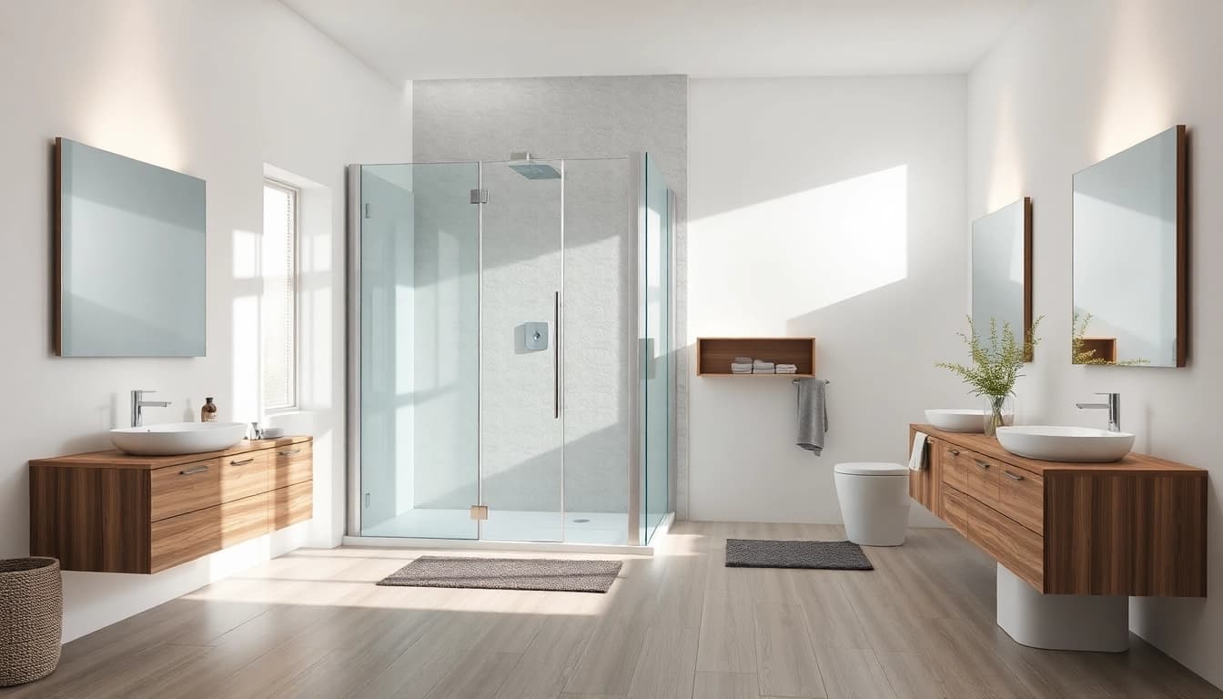 Sonni sanitär GmbH präsentiert hochwertige Badezimmerprodukte in modernem Design.