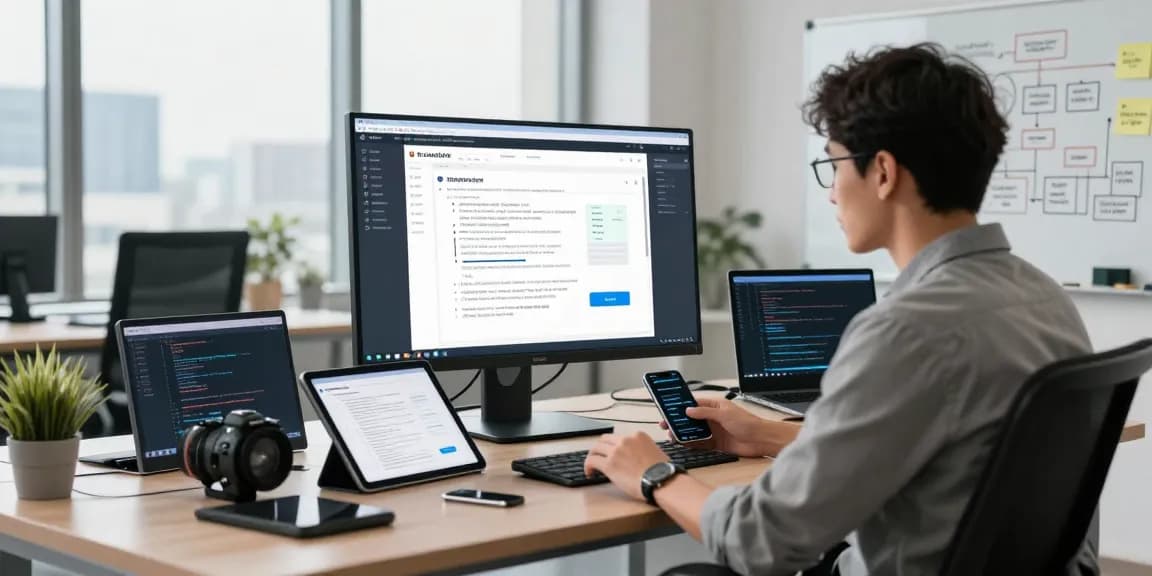 Detect PDF fraud by expert analyzing documents in modern digital workspace with AI tools.