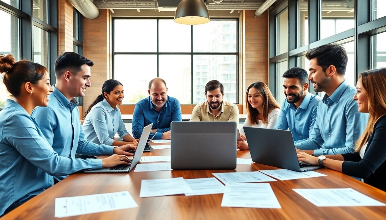 Engage with professionals in the job market through free job post chicago opportunities in a vibrant office setting.