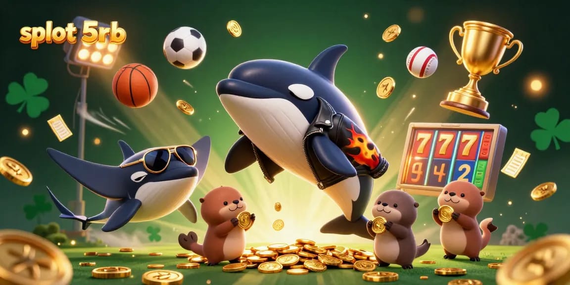 Experience thrilling gameplay with slot 5rb, highlighted in a captivating 3D illustration featuring a dynamic scene of winning characters.