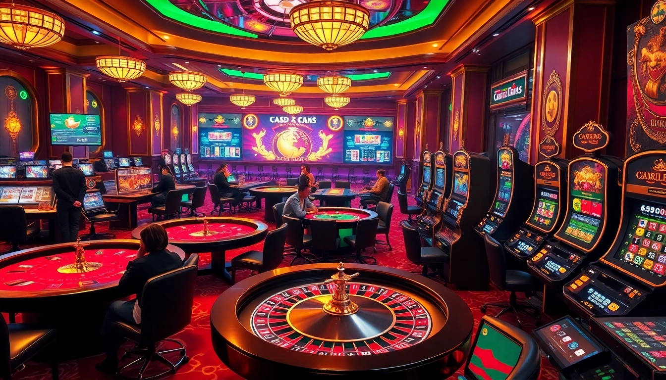 Experience thrilling gameplay at gà 6789 with vibrant casino elements and engaging action.