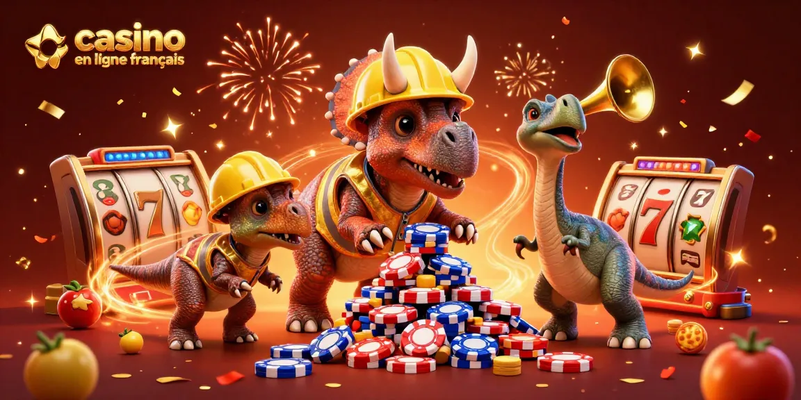Plongez dans l'univers du casino en ligne français avec une scène dynamique de jeu.
