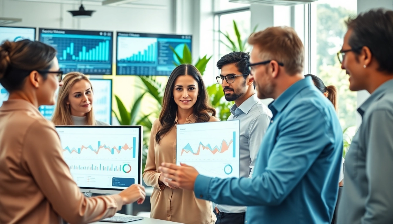 Enhance your business with expert edmonton seo strategies in a collaborative office setting.