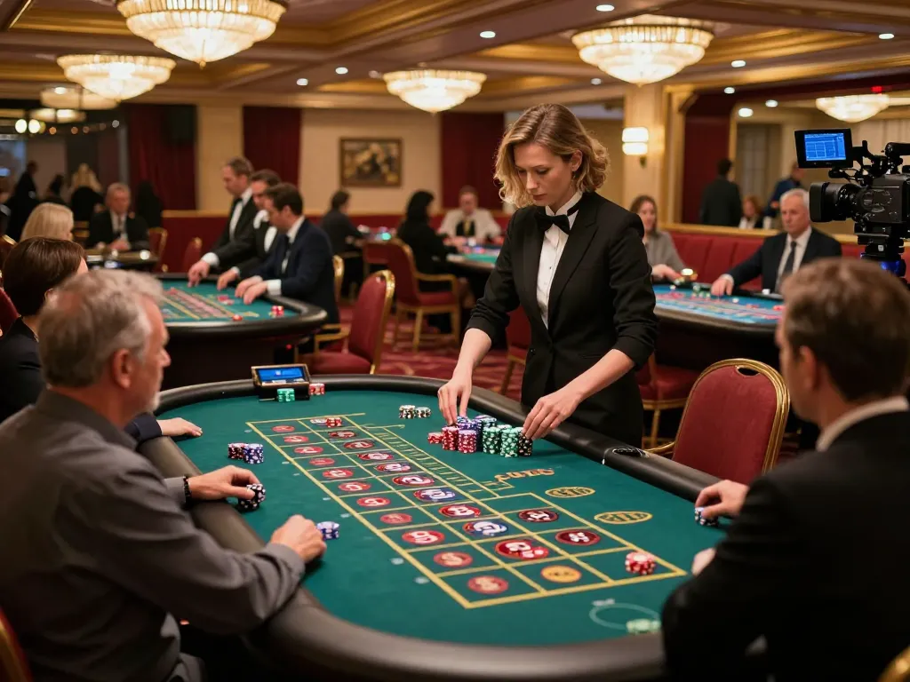 Players enjoying roulette games at the B52 casino with an elegant atmosphere and vibrant energy.