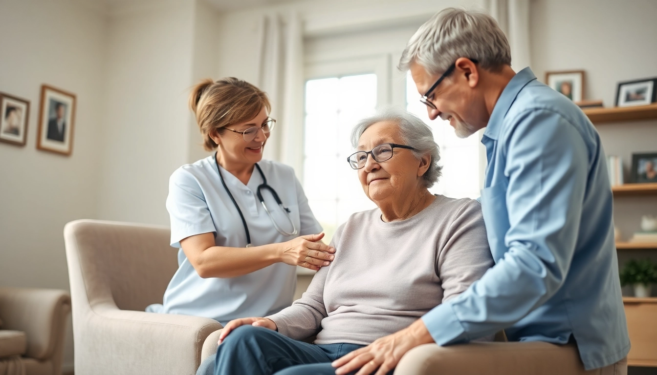 Find in home care near me with compassionate caregivers supporting the elderly in a cozy home setting.
