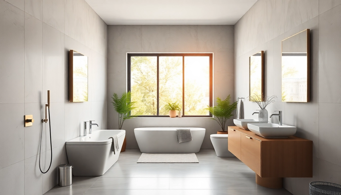 Eine moderne Sanitärinstallation der sonni sanitär GmbH in einem stilvollen Badezimmer.