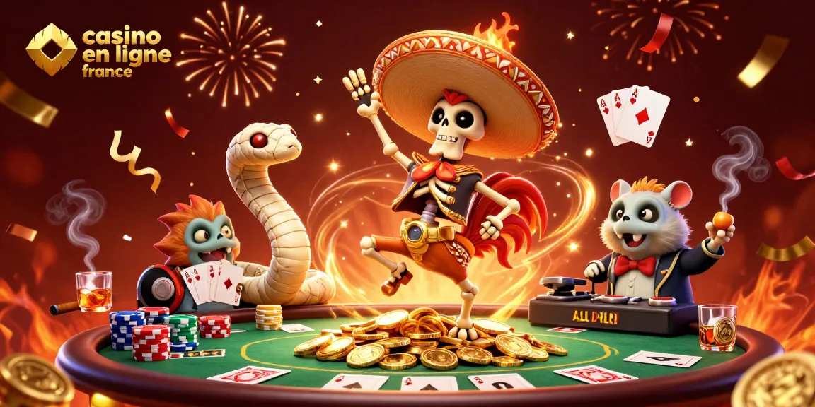 Gagnez avec les meilleurs jeux du casino en ligne France, des animations festives et une ambiance immersive.