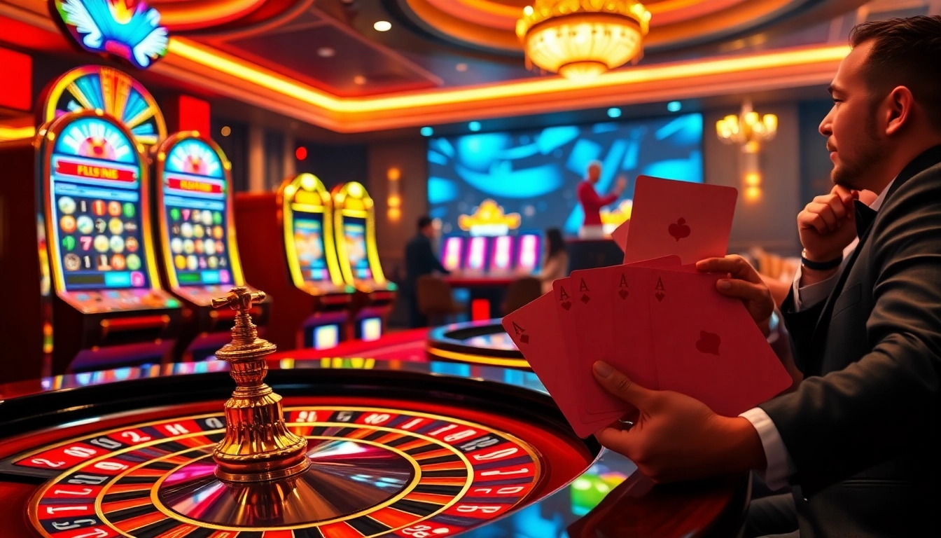 Vivez l'excitation du casino en ligne argent réel avec des joueurs dynamiques et des éléments de jeu vibrants.