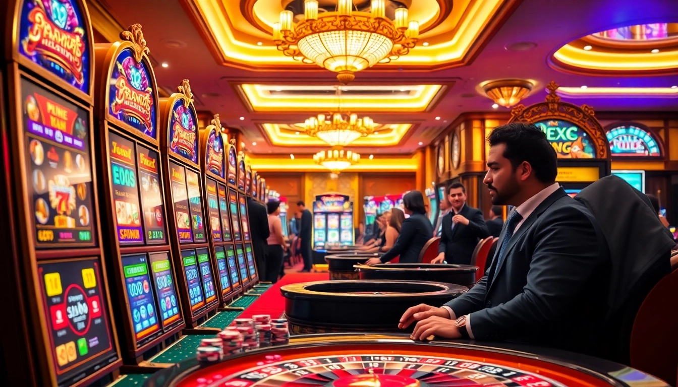 Experience the excitement of slot pragmatic games in a luxurious casino setting.
