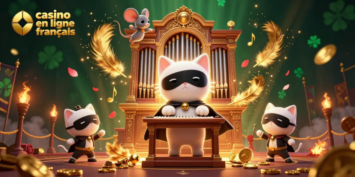 Jouez à casino en ligne français avec une illustration 3D captivante des personnages animés.