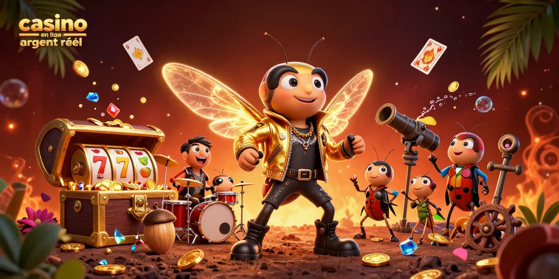 Découvrez l'univers vibrant du casino en ligne argent réel avec des personnages animés et des symboles accrocheurs.