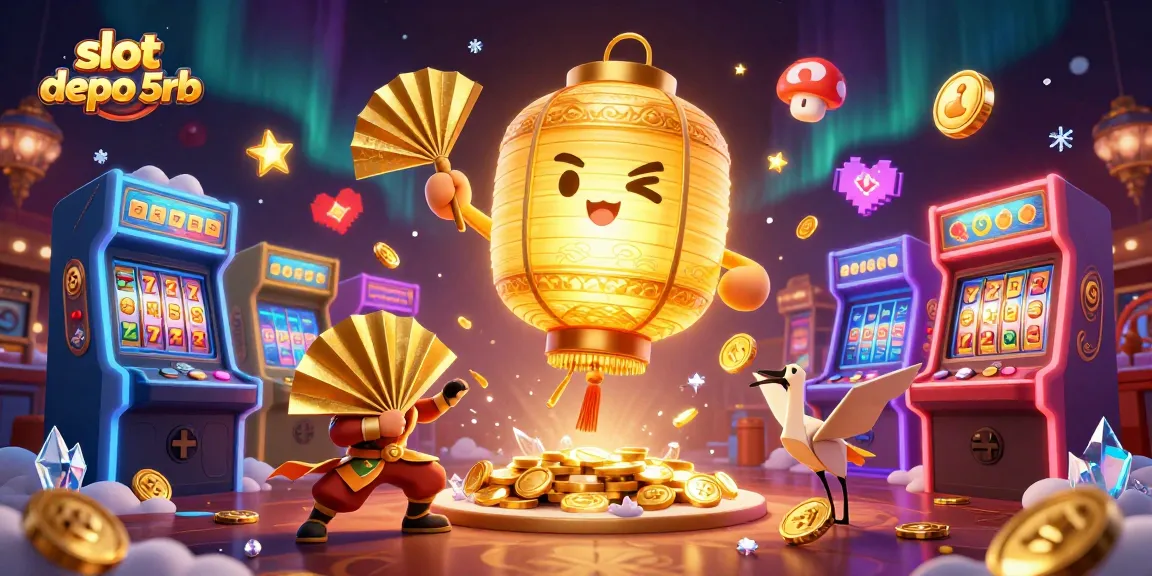 Experience thrilling gameplay with slot depo 5rb at the vibrant casino night market.
