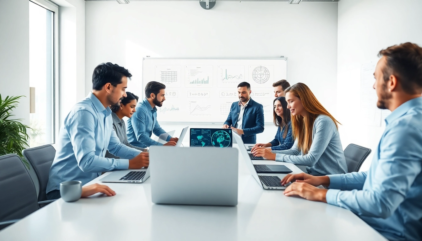 Providing managed IT services Lakeland in a professional office setup with technicians collaborating.