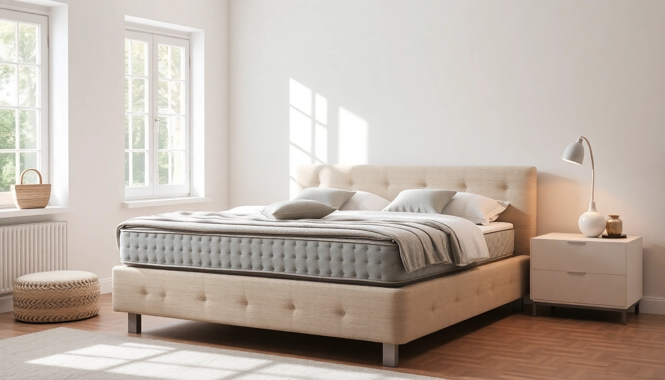 Scopri i materassi matrimoniali di alta qualità, perfetti per un sonno rigenerante e confortevole, posizionati elegantemente nella camera da letto.