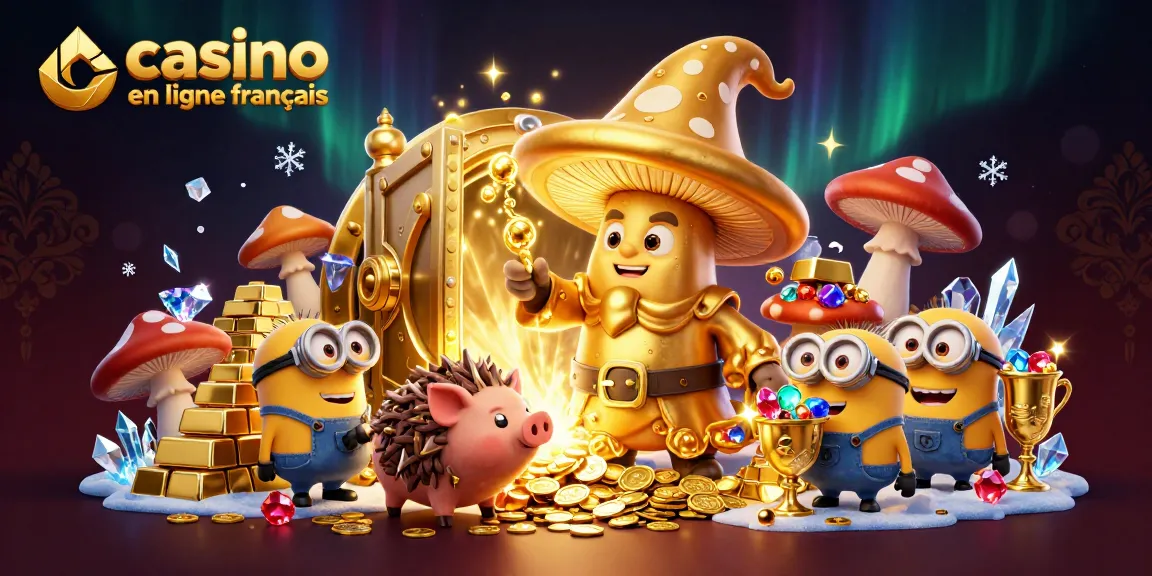 Profitez de l'univers scintillant du casino en ligne français avec ce magicien et ses trésors