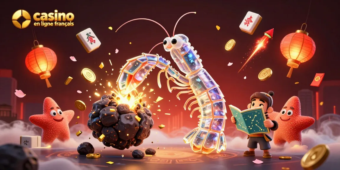 Jouez au casino en ligne français avec un samouraï galactique au milieu de trésors scintillants.