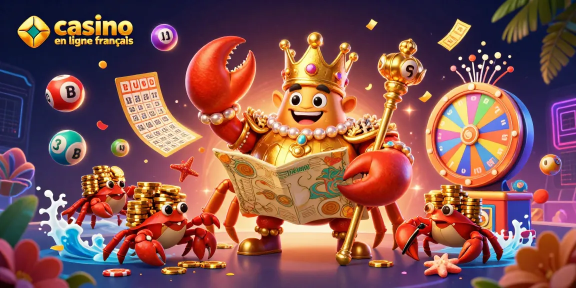 Gagnez en jouant à des jeux de casino en ligne français avec une illustration dynamique.
