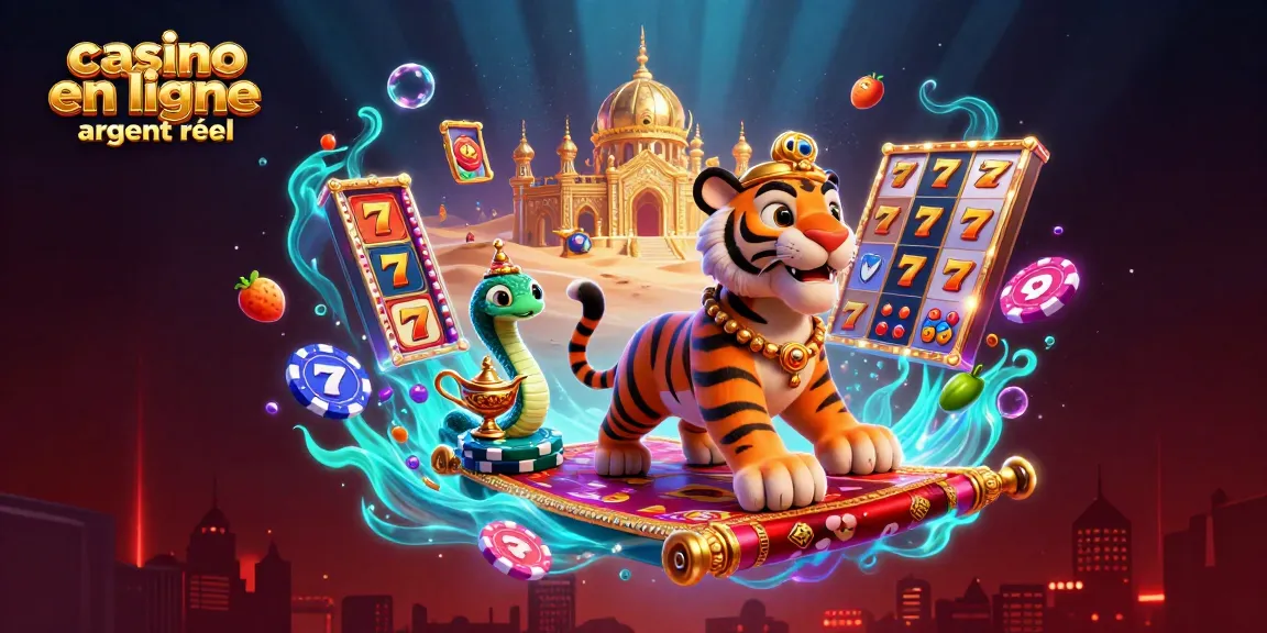 Profitez de l'excitation des jeux de casino en ligne argent réel avec des éléments dynamiques et colorés.