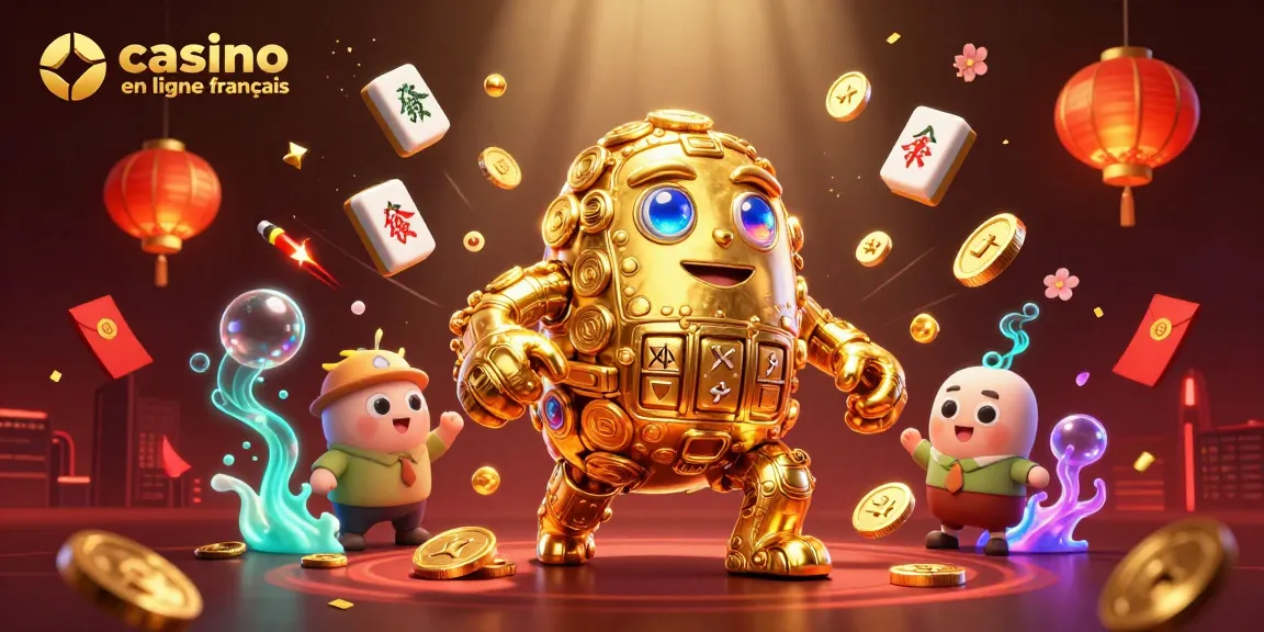 Gagnez aux machines à sous avec le casino en ligne français grâce au golem doré et aux symboles de jeux.