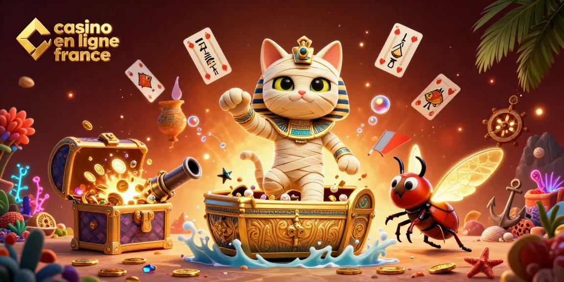 Déclenchez vos gains sur le casino en ligne France avec l'illustration dynamique de jeux passionnants.