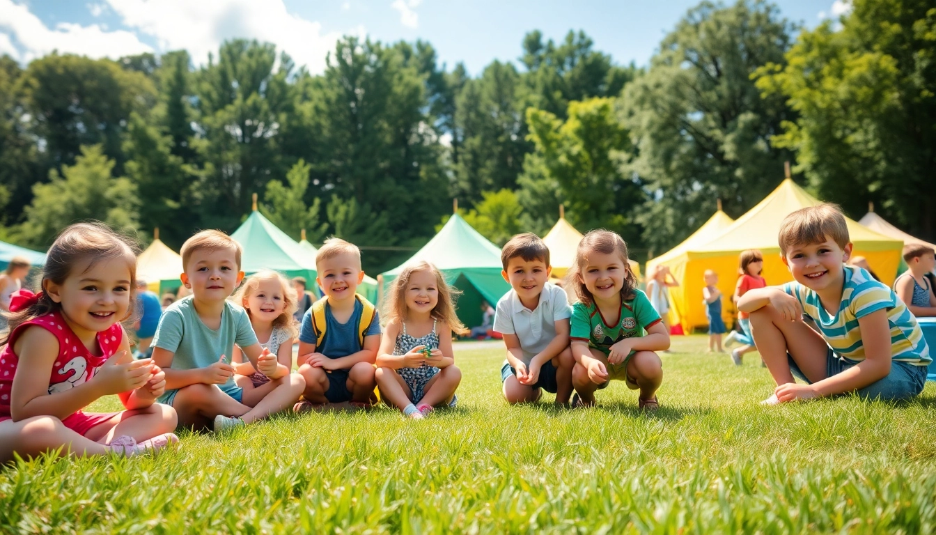 Excited children enjoy various activities at vibrant holiday camps during summer.