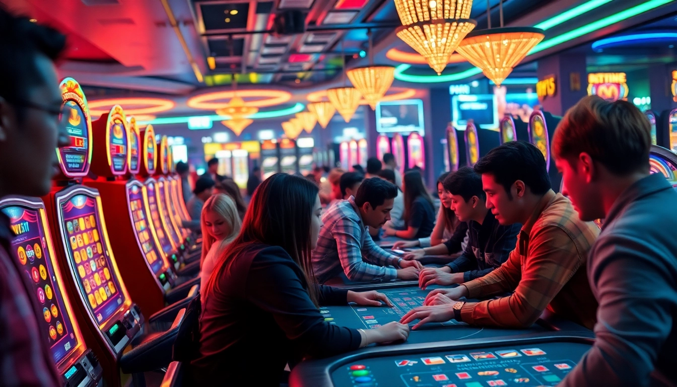 Situs toto menghadirkan pengalaman kasino yang seru dengan pemain menikmati permainan.
