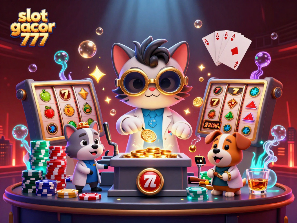 Spin the reels at slot gacor 777 while enjoying a vibrant casino atmosphere and rich visual detail.