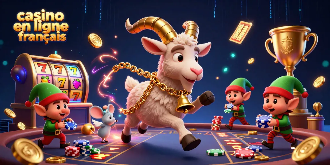 Jouer dans un casino en ligne français en rencontrant des personnages animés dans une scène dynamique.