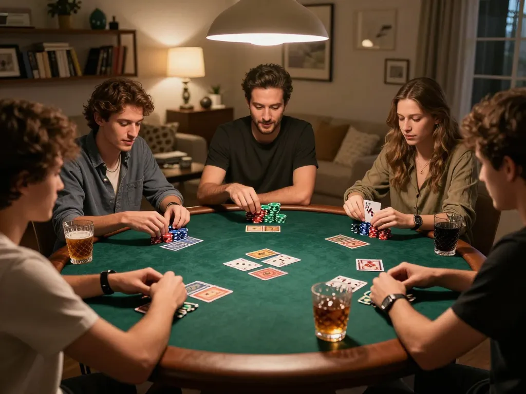 Experience casinò online italiani non aams with strategic gameplay at a cozy home poker night.