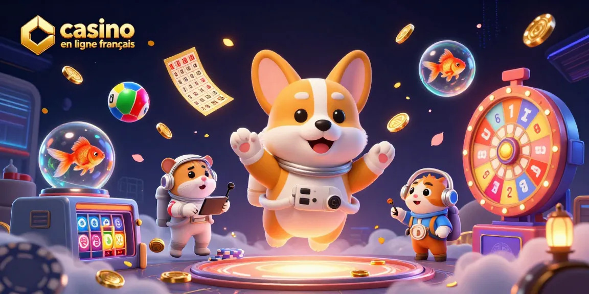Gagnez avec casino en ligne français en jouant face à un corgi astronaute et un hamster de contrôle de mission.