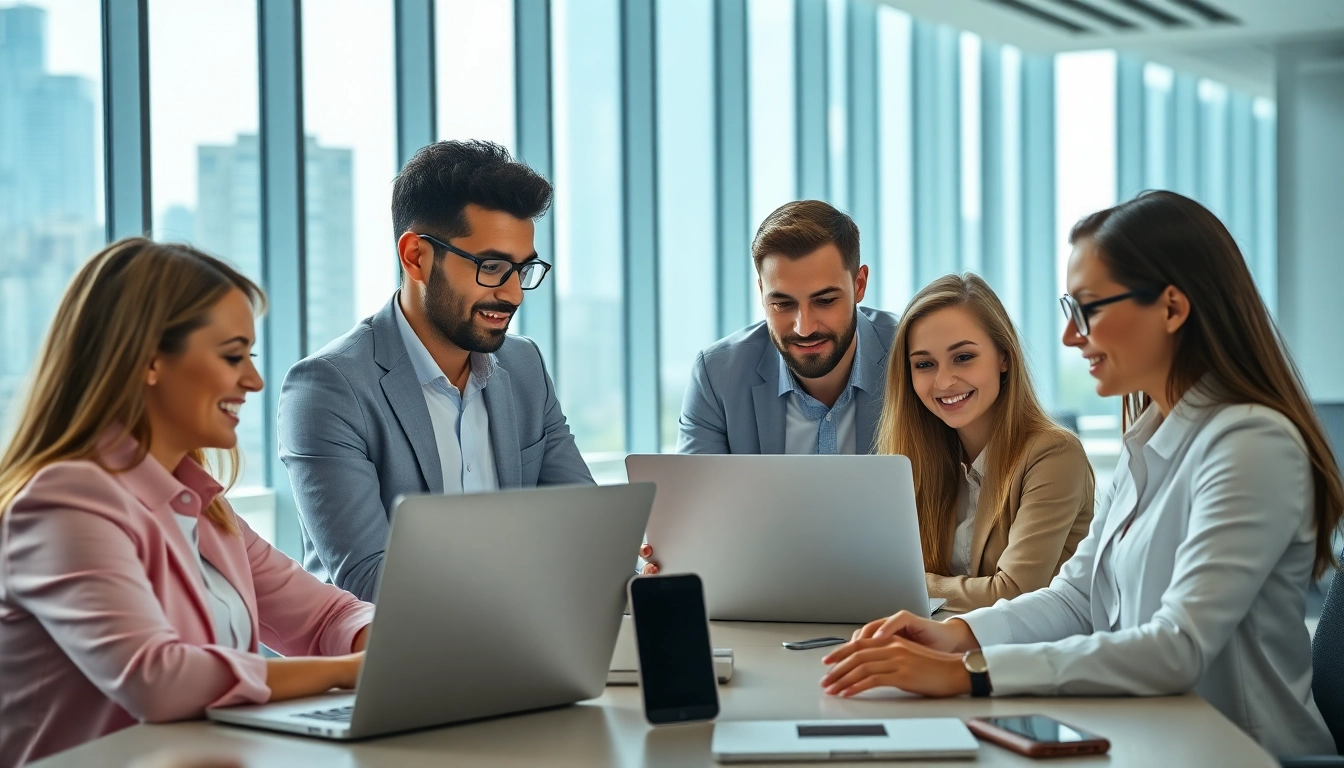 Enhance your understanding of enterprise assistant saas with a diverse team brainstorming in a modern office.