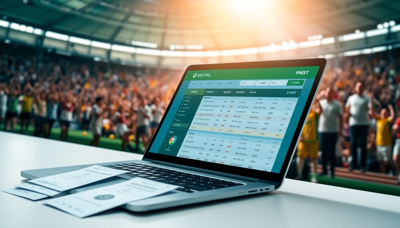Discover the best sports betting sites in Brazil with this engaging sports betting graphic.