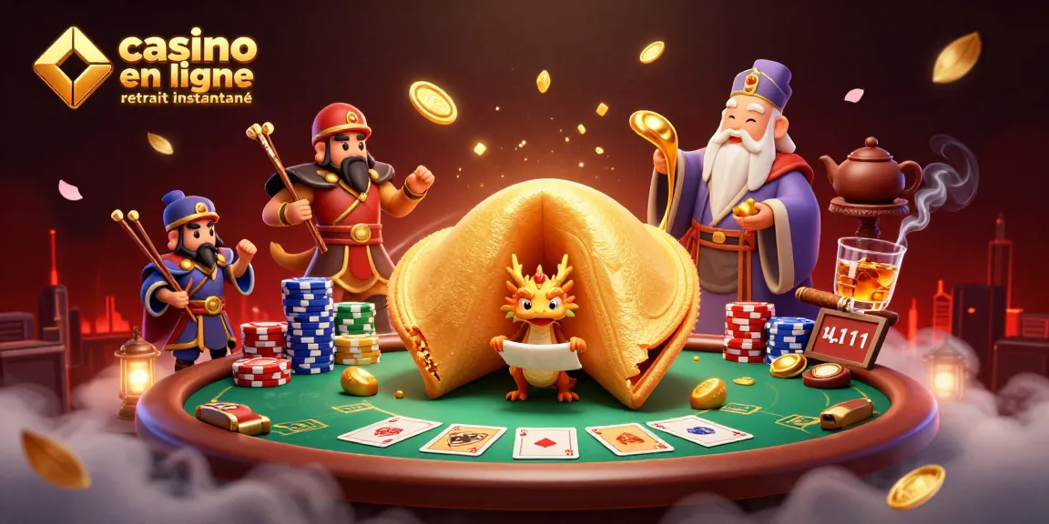 Vivez l'expérience de casino en ligne retrait instantané avec ce visuel captivant des personnages de jeux de hasard.