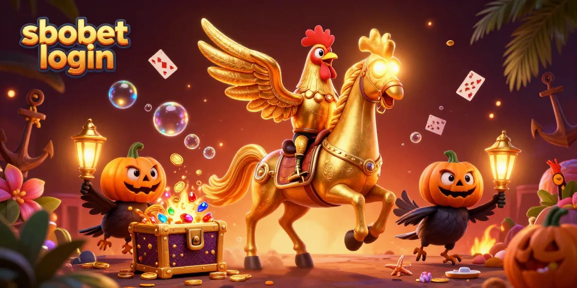 Place bets seamlessly with sbobet login in an electrifying casino scene filled with vibrant gold and dazzling elements.
