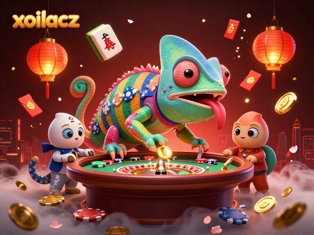 Watch the thrilling action on Xoilacz while golden coins and mahjong tiles float in the air, enhancing the gaming atmosphere.