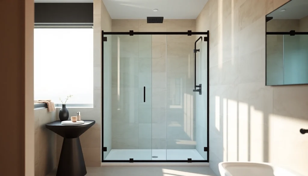 Admire la paroi de douche 150x200 qui offre élégance et fonctionnalité dans une salle de bain moderne.