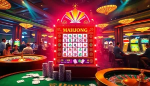 Spin the reels on the exciting slot demo Mahjong featuring vibrant graphics and casino atmosphere.