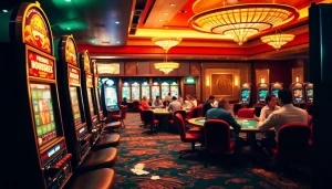 Experience the excitement of idnslot gaming with luxurious slot machines and poker action.