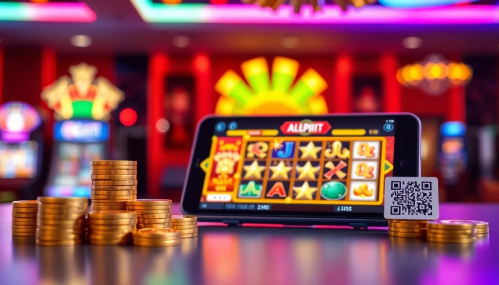 Optimalkan pengalaman slot deposit 1k dengan antarmuka perjudian online dan lampu berwarna-warni.