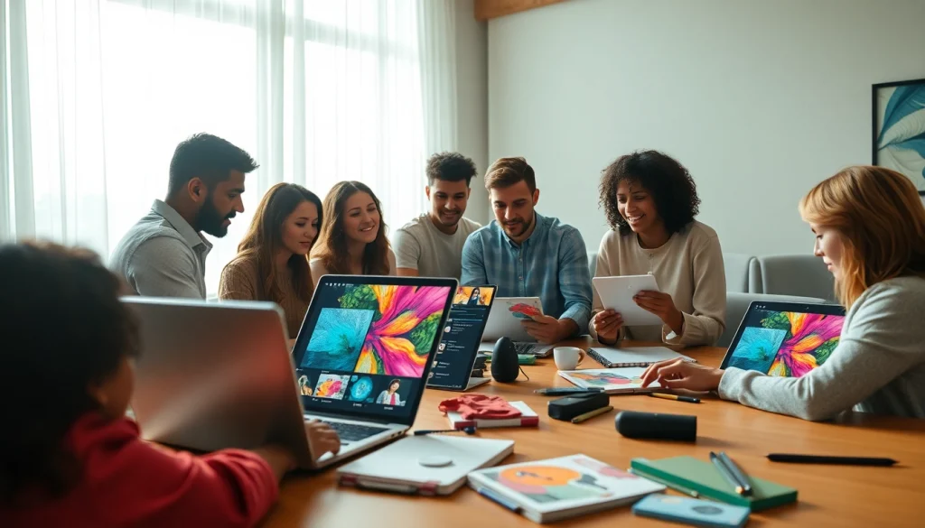 Creative workspace showcasing the image to prompt generator tool in action.