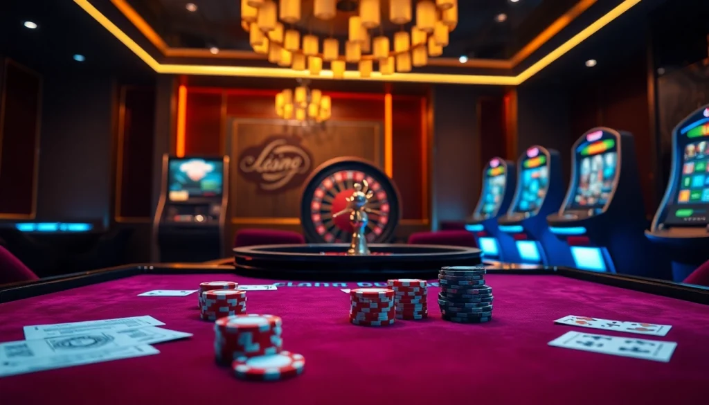 Vivez l'excitation du casino en ligne argent réel avec des jeux virtuels époustouflants et des éléments de casino vibrants.